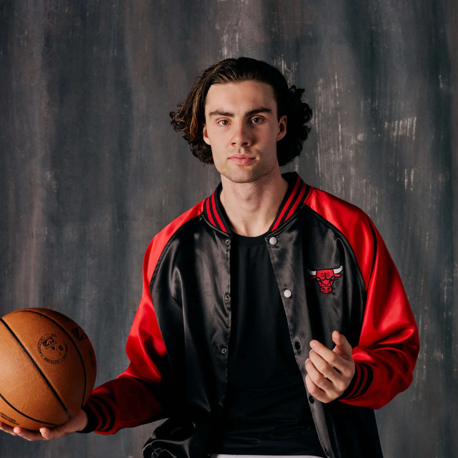 Chicago Bulls 1966 Statement Satin Bomber Jacket - Image 3