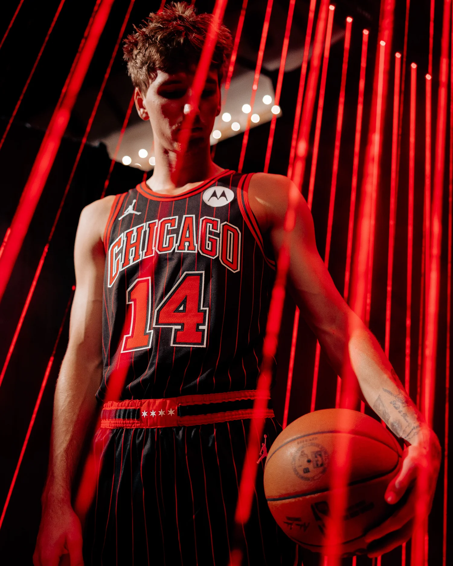 Chicago Bulls Matas Buzelis Jordan Brand Statement Swingman Jersey - Image 3
